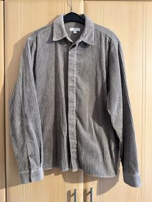 COS grey corduroy button up shirt Size M #corduroy #menswear
