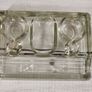 Antique Heavy Glass Double Inkwell Font & Fountain Pen Holder Calligraphy FK3039 Image 2