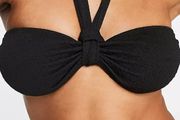Black bikini top