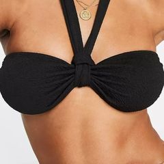 Black bikini top