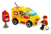 Lego City 7731: Mail Van (2008) 100% Complete (NO BOX)