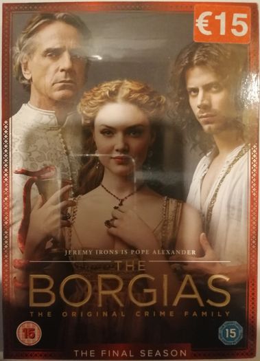 The Borgias - Season 3 (2013) [dvd Tv Boxset] Still Sealed