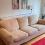 3-seater sofa - cream textured fabric Image 2