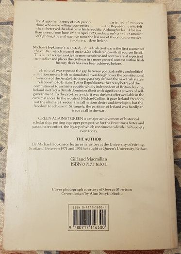 Green Against Green: The Irish Civil War by Michael Hopkinson