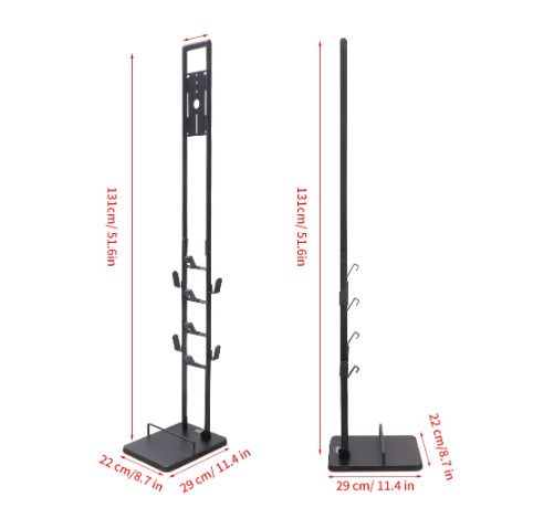 Floor Vacuum Cleaner & Accessories Storage Stand Cordless Display Holder No Wall Drilling for Dyson DC58 DC59 V6 V7 V8 V10