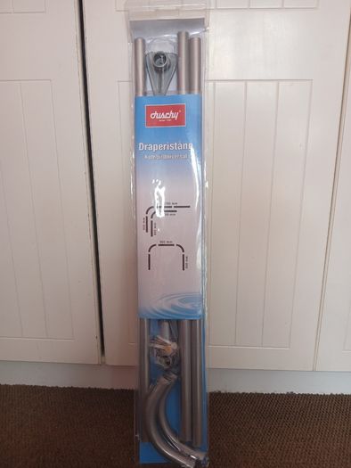 bathroom curtain rods