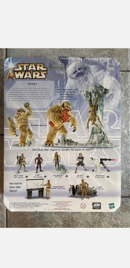 Star Wars 2003 Saga Deluxe Figures Wampa with Hoth Cave Action Figure New