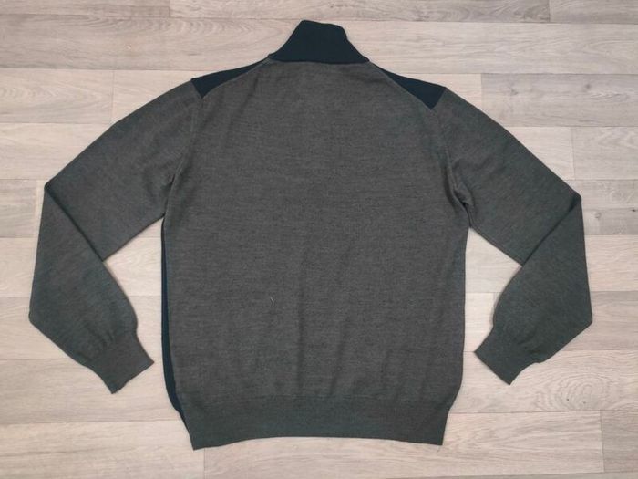 Oscar Jacobson Half Zip Wool Blend Golf Jumper Mens Medium