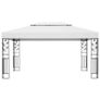 Gazebo with Double Roof 3x4 m White Image 3
