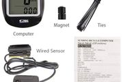 Lorenlli Bike Computer Speedometer Wired Waterproof Bicycle Odometer Cycle Computer Multi-Function LCD Back-Light Display