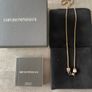 Emporio Armani rose gold necklace Image 3