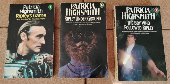 Patricia Highsmith - Tom Ripley Vintage Penguin Paperbacks (Set of 3)