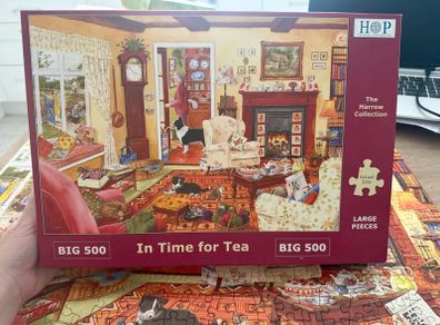 HOP house of puzzles 500 pieces jigsaw puzzle-In time for tea