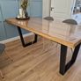 Solid Oak dinning table Image 3