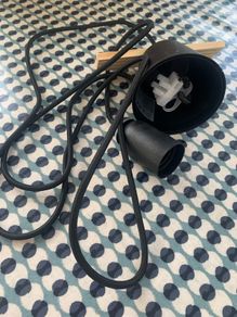 Jysk pendant light fittings x4
