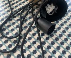Jysk pendant light fittings x4