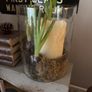etched glass candle holder Image 4