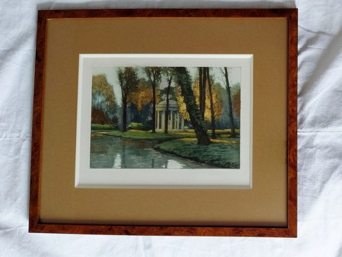 Art deco Lithograph Frederic Loius Leve