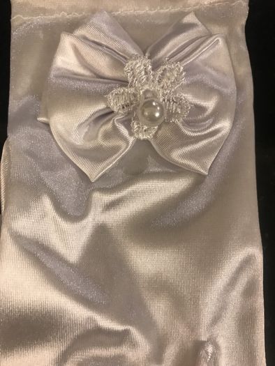communion gloves satin