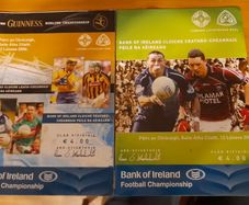 GAA various All Ireland SFC quarter and semi finals programmes