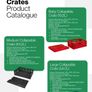 Collapsible stackable storage crate Image 3