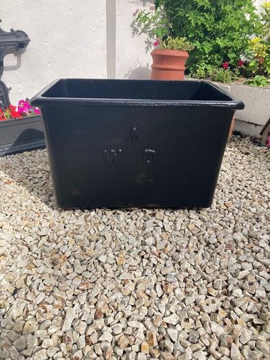 Antique army horse trough