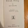 Swan Song. By John Galsworthy. First Edition 1928 Hardback In Good Condition.  See Photos For Same. Image 6