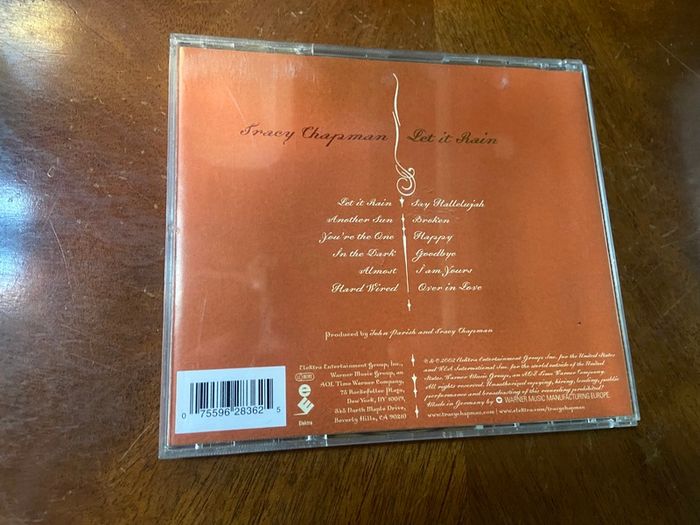Tracy Chapman Let it Rain CD