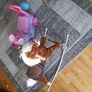 Rocking hors  and ride on car. Both for 10e Image 3