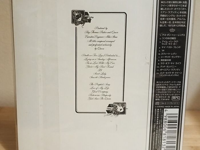 Queen A Night at the Opera CD Album