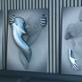 Canvas wall Art couple kiss hug Painting - 3 Pieces Image 4