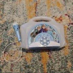 Frozen boombox with microphone