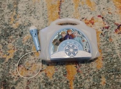 Frozen boombox with microphone