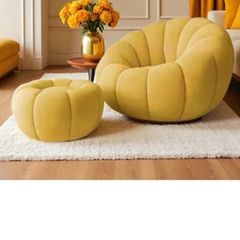 Yellow armchair