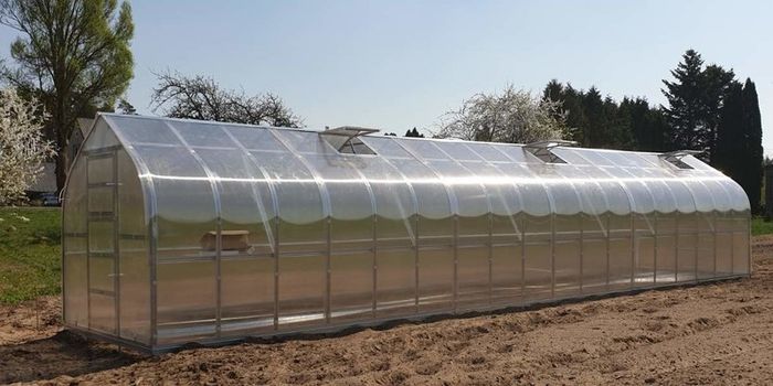 Greenhouse Raindrop shape polycarbonate poly tunnel