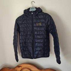 Armani Lightweight padded jacket Size small ptp 19" black polyester In like new condition