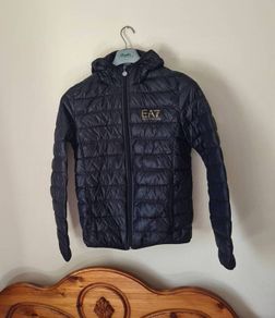 Armani Lightweight padded jacket Size small ptp 19" black polyester In like new condition
