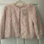 New Blush Fur Jacket With Broach Image 2