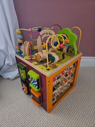 Zany zoo activity cube