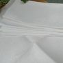 Vintage linen napkins, White linen Damask Image 7