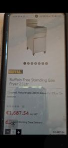 Buffalo fryer gas.