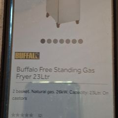 Buffalo fryer gas.