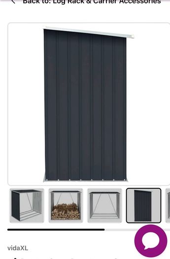 Fuel Log Storage Shed