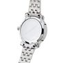 Chrono Diamond 10610B schwarz-35 mm Women's Watch Metal Strap Silver, LIMITED EDITION Image 6