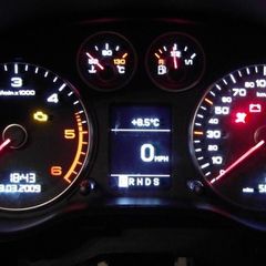 Audi A3 2008- multifunction dash display activation