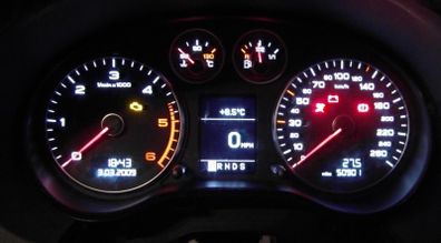 Audi A3 2008- multifunction dash display activation