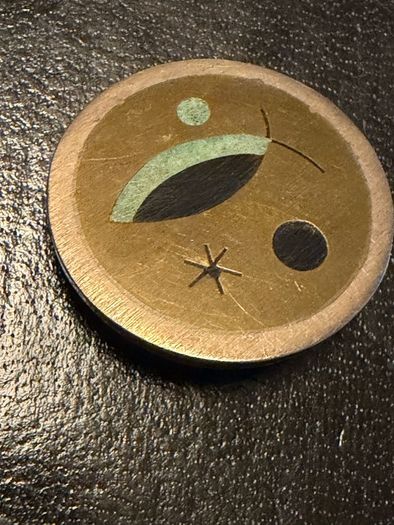 Taxco silver brooch
