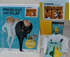 Despicable Me 3 Press-Out And Play models & activity book