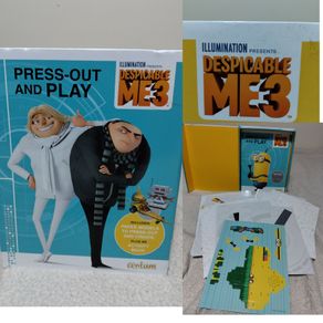 Despicable Me 3 Press-Out And Play models & activity book