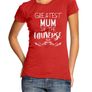 Greatest Mum in The Universe T-Shirt mothers day gift present idea Image 3